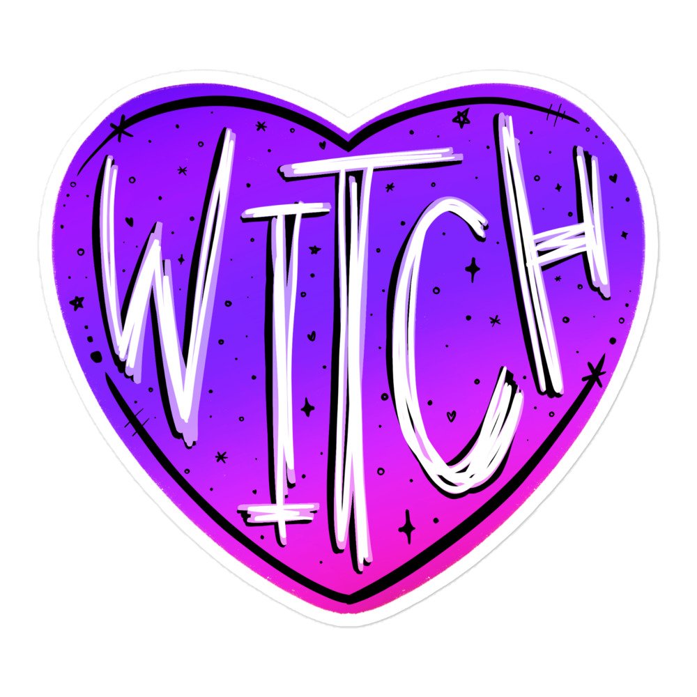 Witch Bubble-Free Sticker
