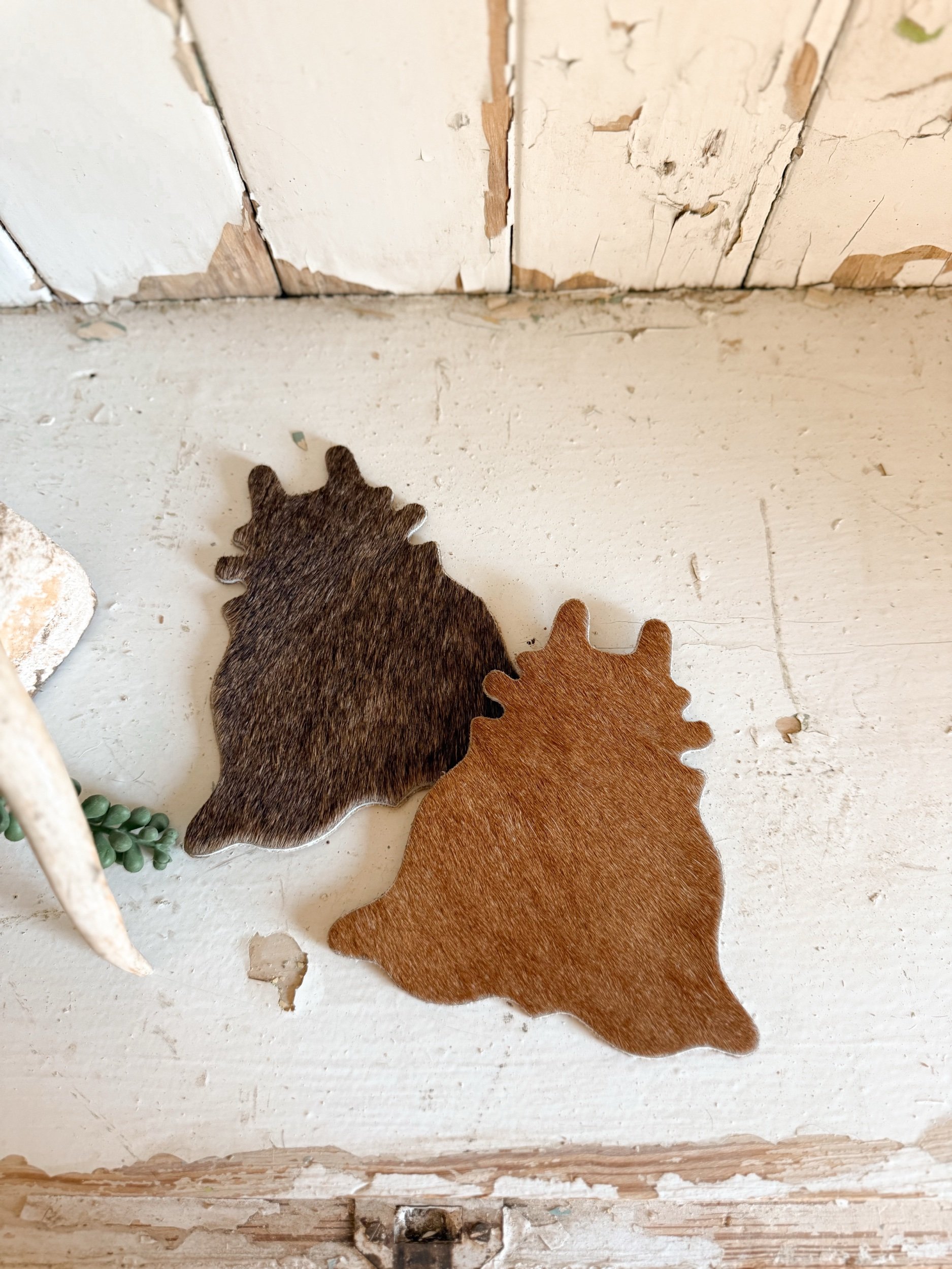 Mini Cowhide Coaster