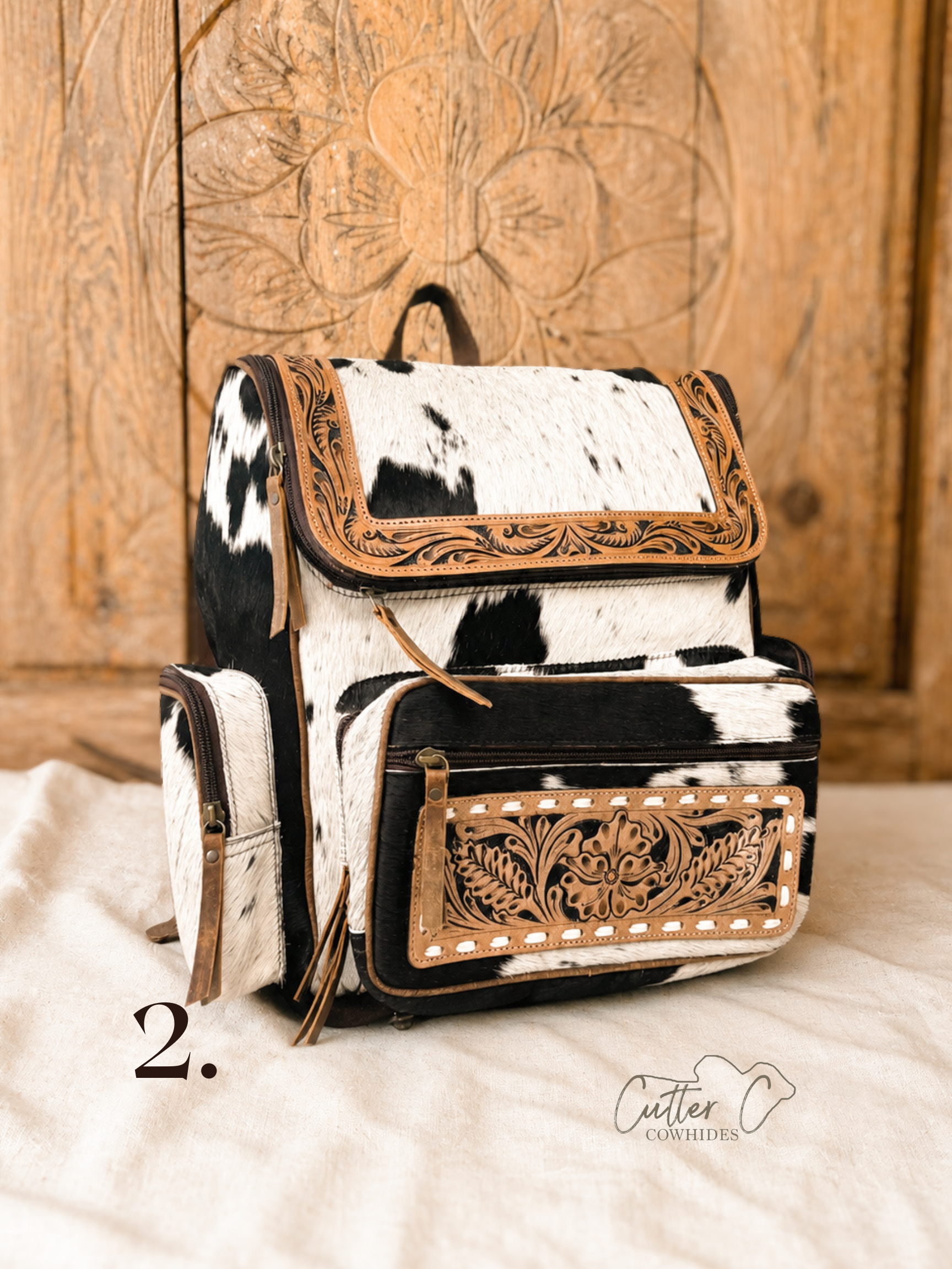 Sage Tooled Backpack