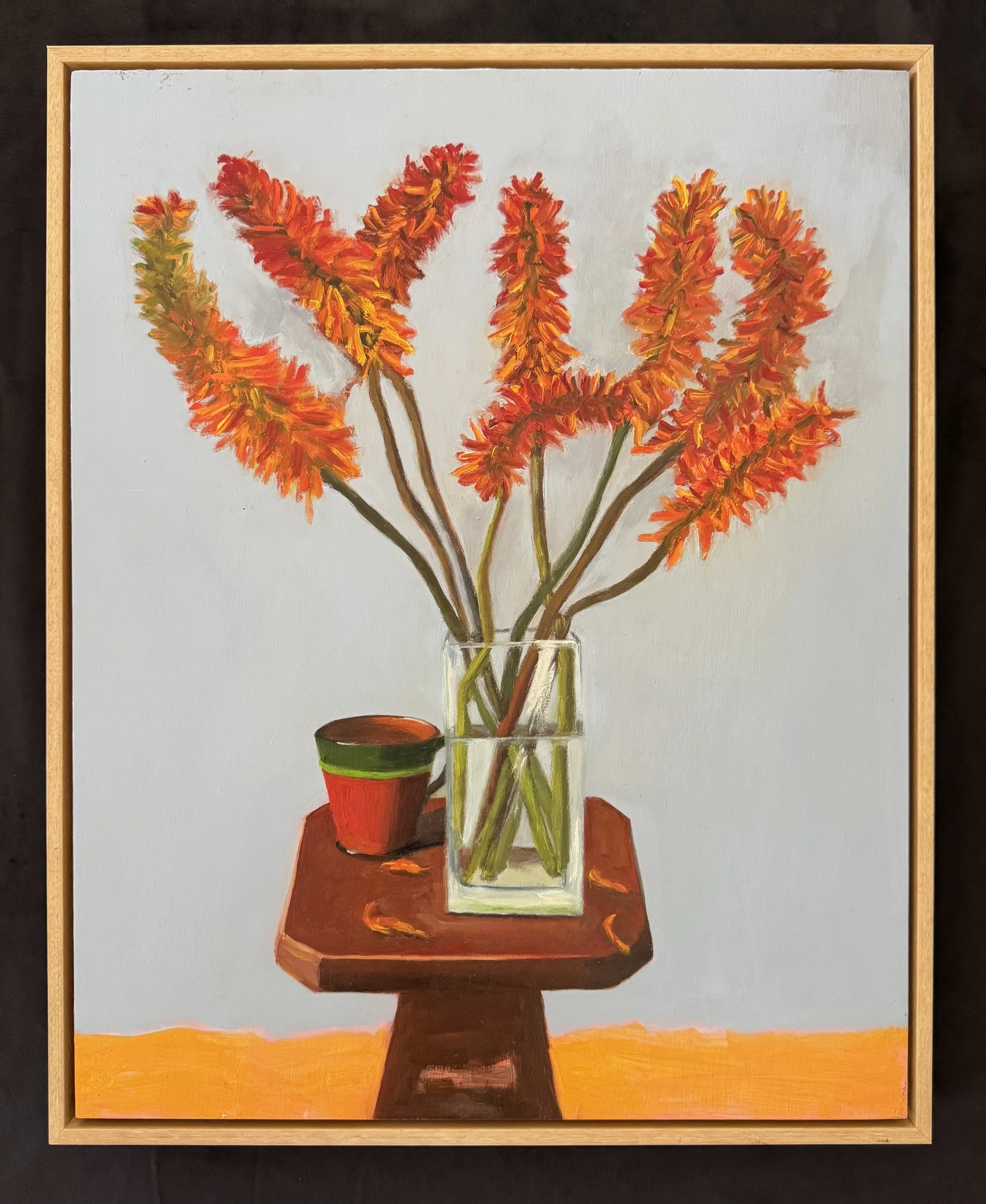 Red Hot Pokers Framed.jpg