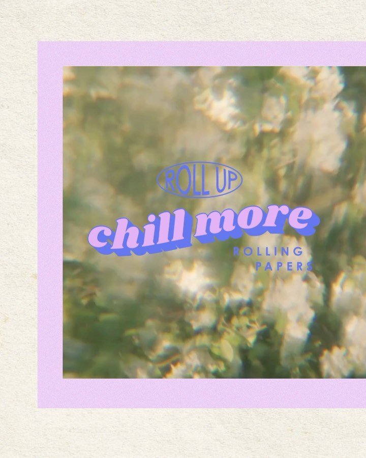 ✨☁️a closer look at this week&rsquo;s brand identity for &lsquo;Chill More&rsquo; rolling papers, a creative brief by @hellotayloramy for #thebriefbabes ! ✌️💞 this one was seriously so much fun 😍 I&rsquo;ve loved working with various cannabis brand