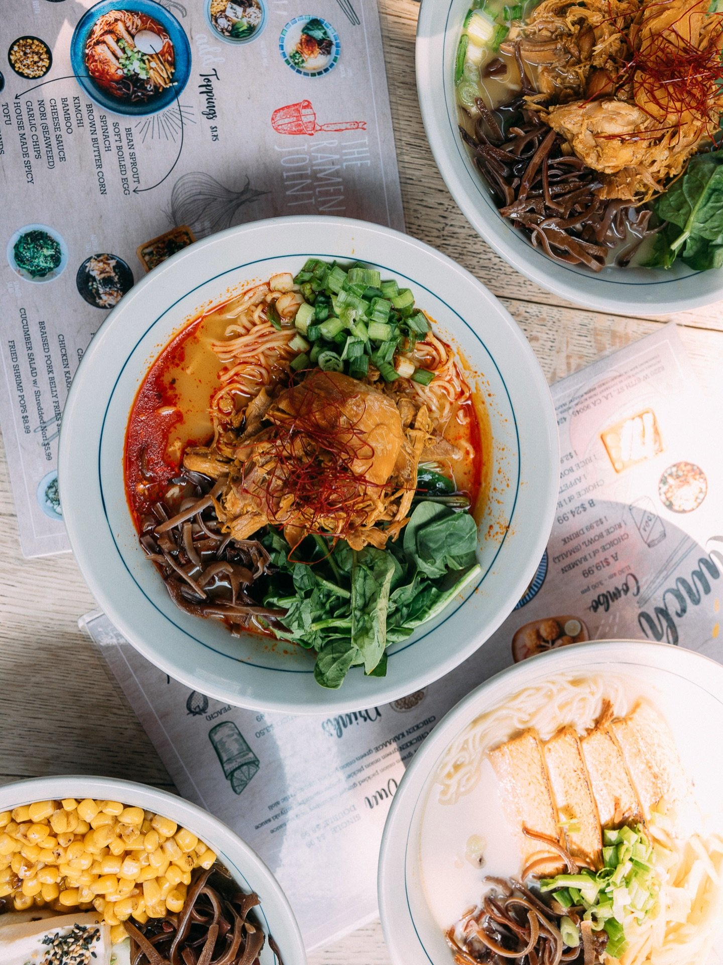 Before the flight or after the flight&hellip; ramen is always the right answer. ✈️🍜

📍 The Ramen Joint | LA 🕐 Open daily 11:30am &ndash; 9:30pm 📞 424.227.9328