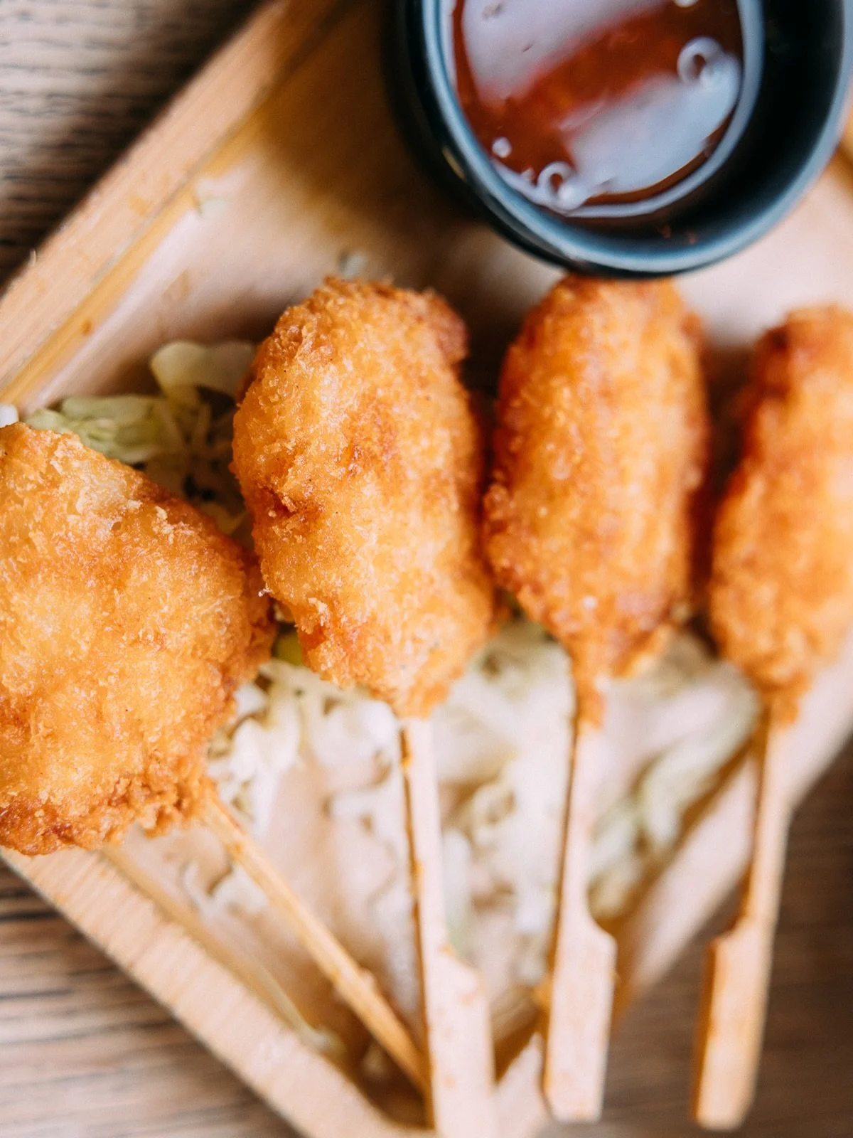 Golden, crunchy, and ready for dipping.
This is how we do lunch. 🍢

📍 The Ramen Joint | LA 🕐 Open daily 11:30am &ndash; 9:30pm 📞 424.227.9328