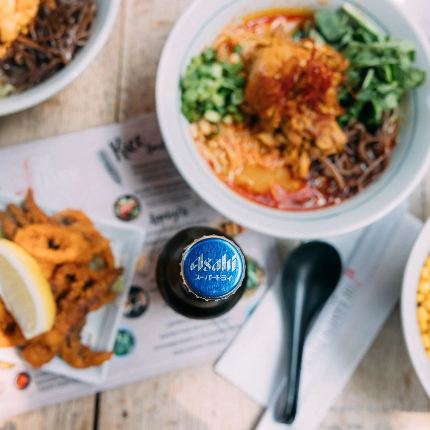 Lunch looks better with ramen and Asahi Super Dry 0.0%.
Zero alcohol, all refreshment.

📍 The Ramen Joint | LA 🕐 Open daily 11:30am &ndash; 9:30pm 📞 424.227.9328