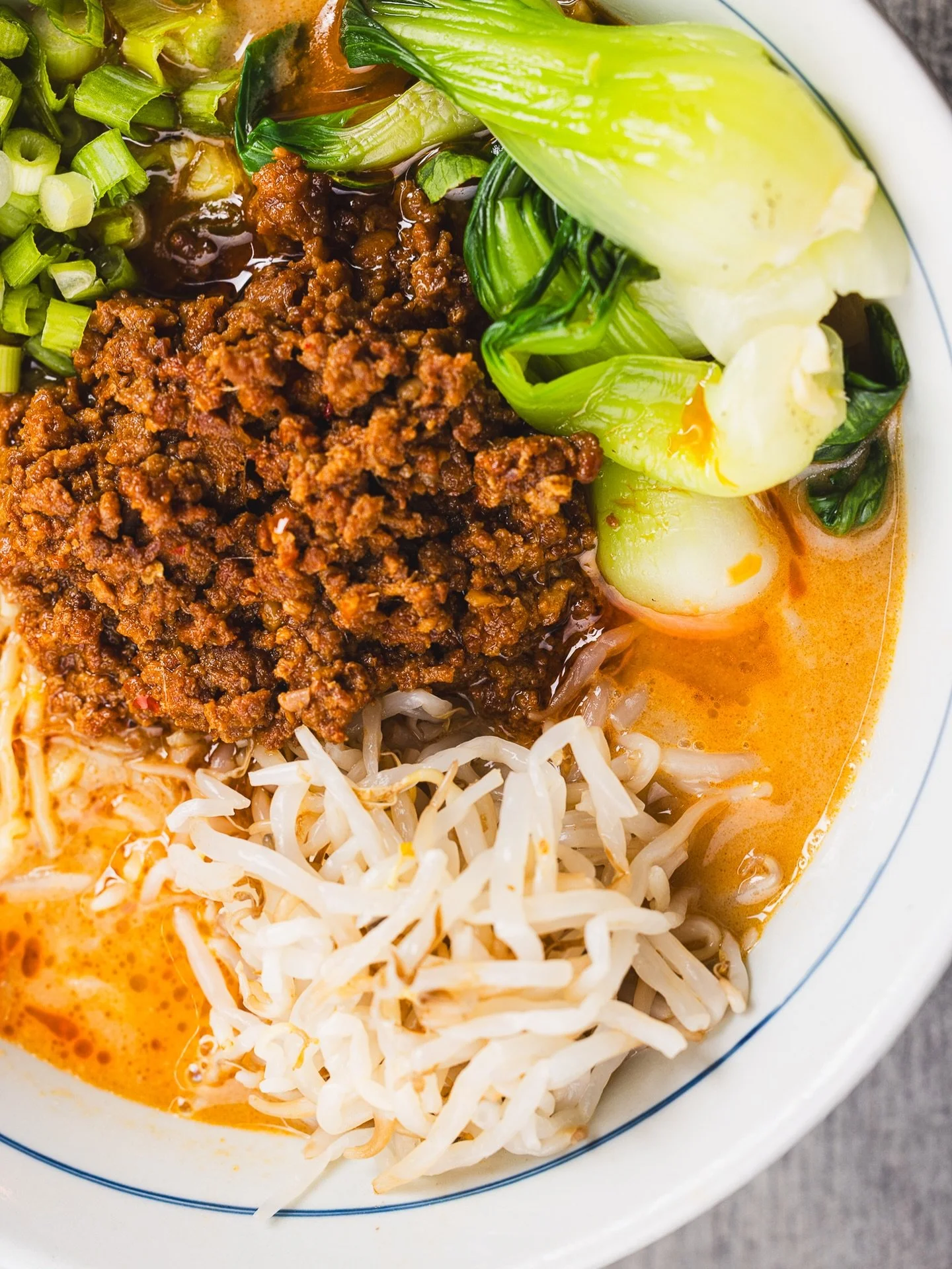 Rich broth. Spiced ground pork. Crisp greens.
This bowl doesn&rsquo;t whisper &mdash; it delivers. 🔥🍜

📍 The Ramen Joint | LA 🕐 Open daily 11:30am &ndash; 9:30pm 📞 424.227.9328