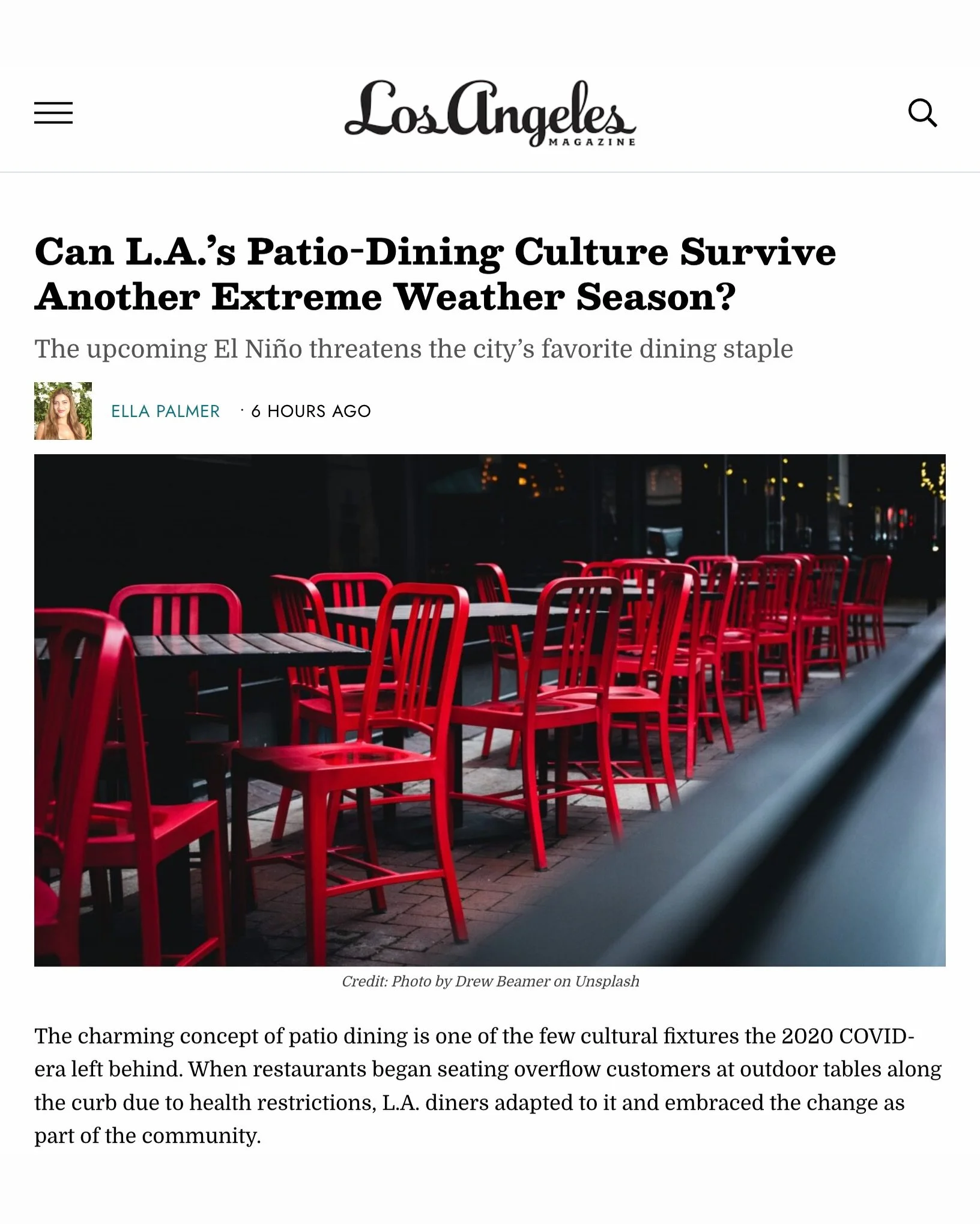 Warm bowls, welcoming spaces, and a neighborhood we&rsquo;re grateful to call home. 🍜❤️
Thank you, @lamag Los Angeles Magazine and @ellapalmerr Ella Palmer, for including The Ramen Joint in the conversation about L.A.&rsquo;s patio dining culture. F