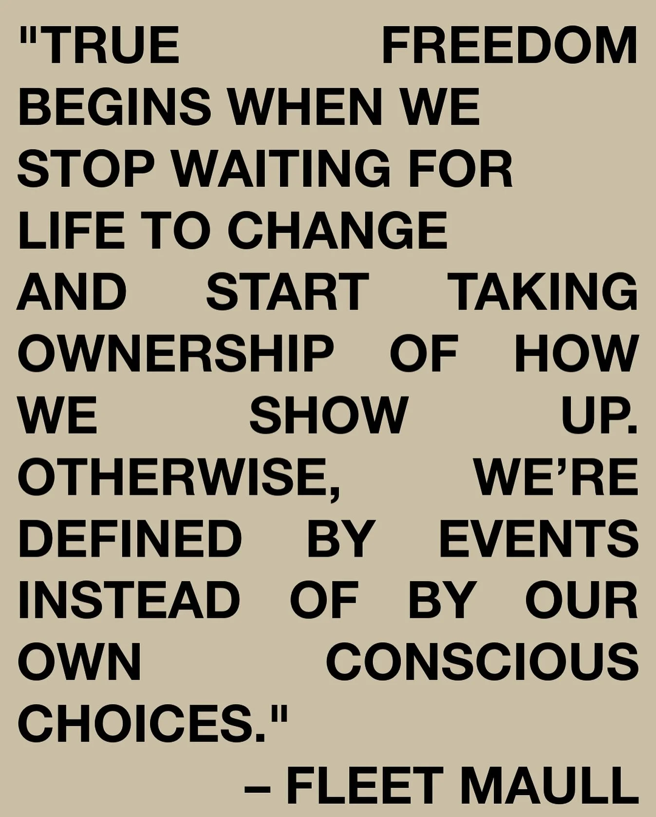 this one hit deep.
we often think freedom means having no worries, no boundaries, no weight on our shoulders—
but maybe real freedom is responsibility.
the moment we choose how we show up instead of waiting for life to rearrange itself.
the mom