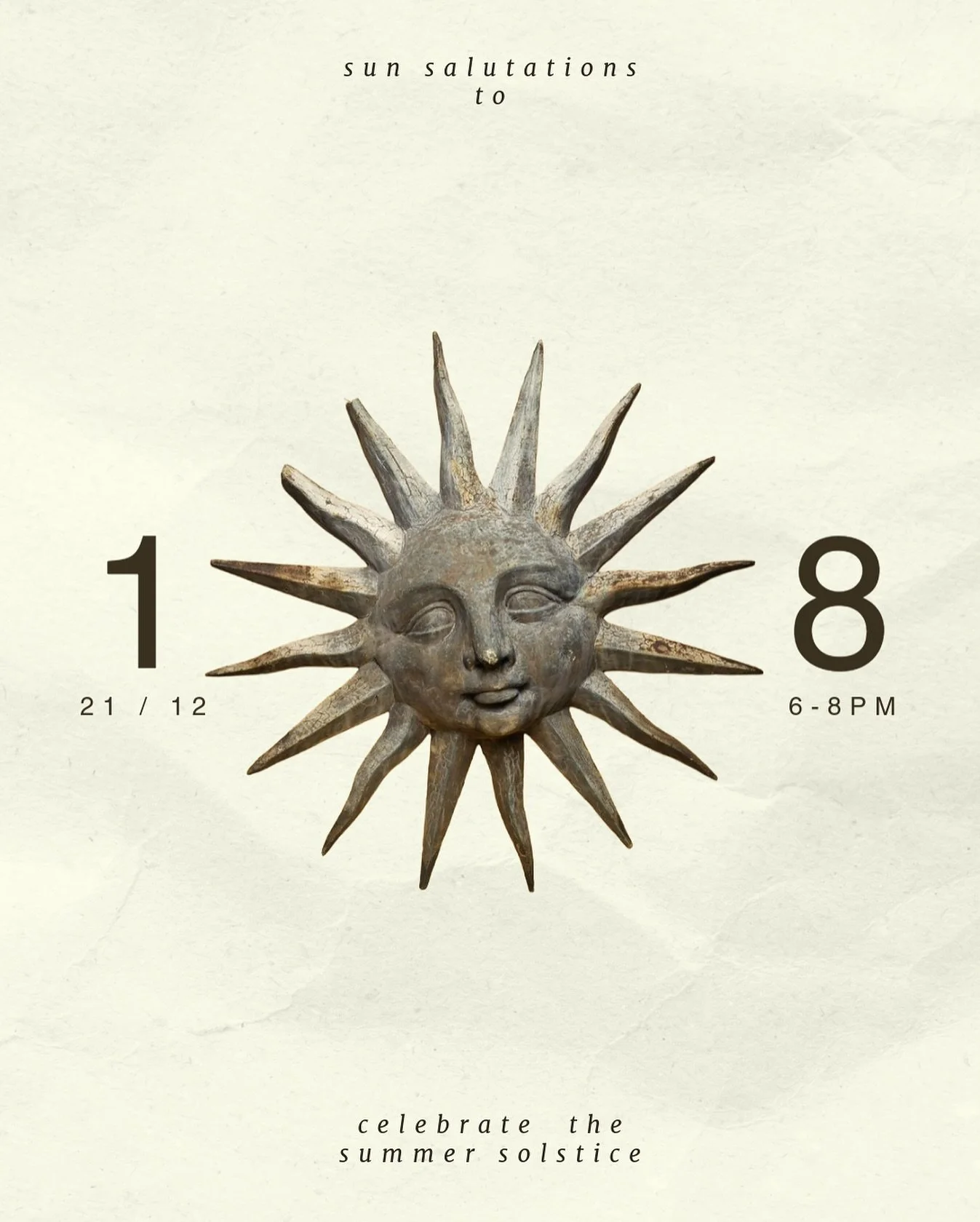 Next week, on the summer solstice, we gather for a powerful ritual: 108 Sun Salutations 🌞✨

A moment to celebrate, to cleanse everything 2025 brought and to open space for what is coming.

It sounds harder than it is, and it&rsquo;s definitely a cha