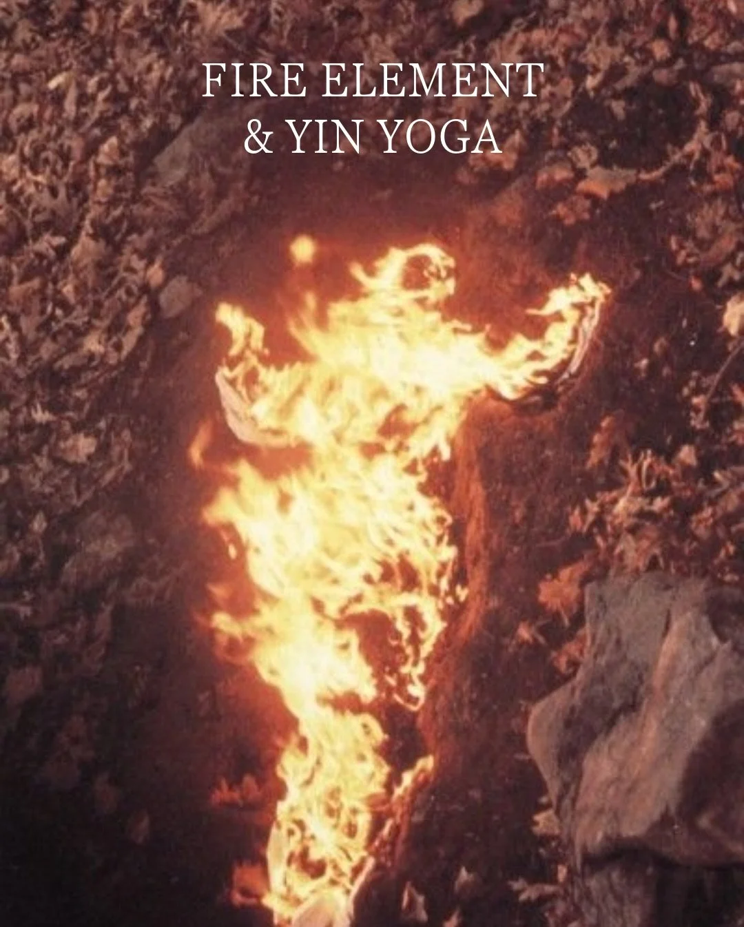 An invitation to soften, slow down, and let the fire within burn steady and bright 🔥

Yin Yoga targets the deep connective tissues and allows Qi to flow gently.
It&rsquo;s the perfect counterbalance to Fire&rsquo;s outward, active nature &mdash; cal