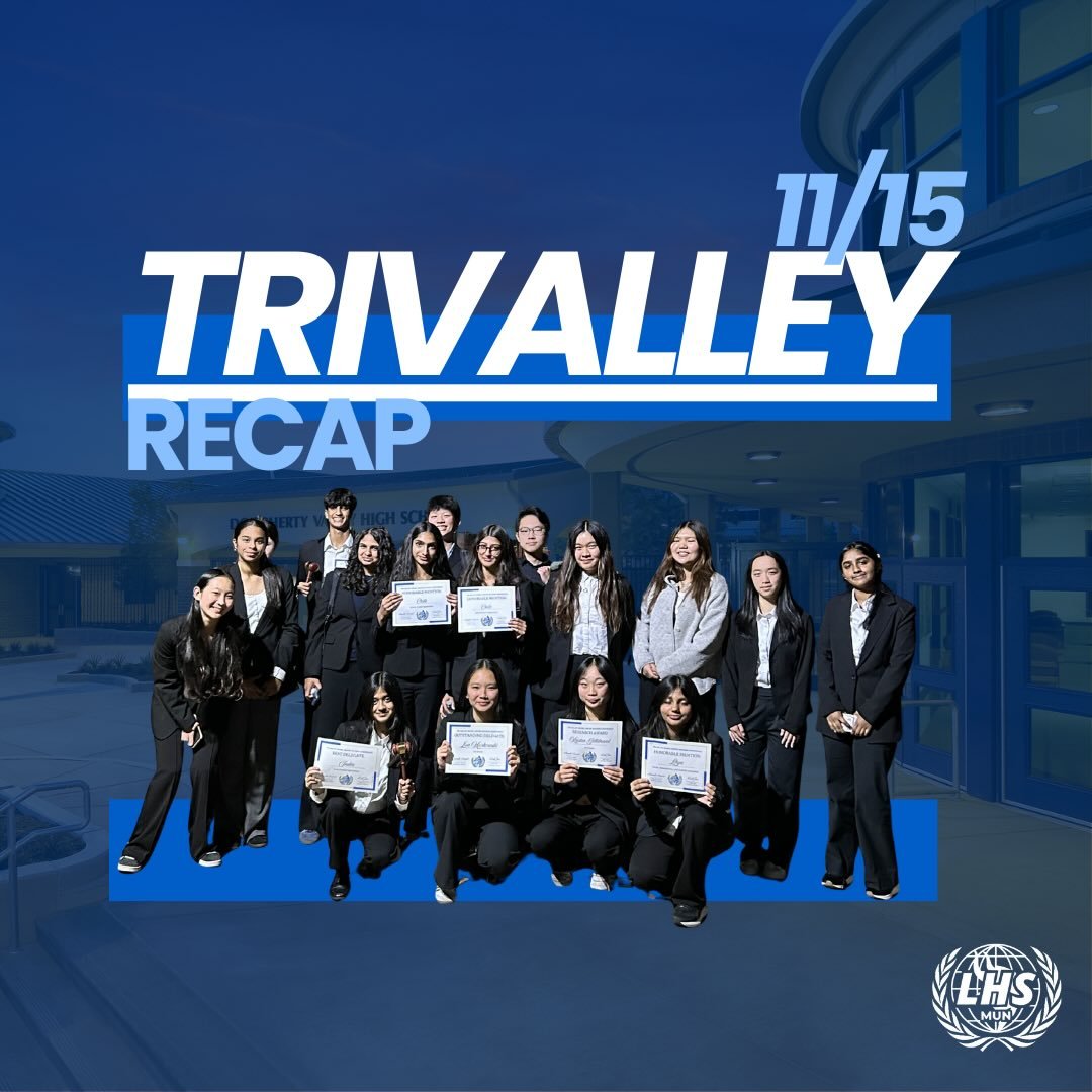 TRIVALLEY RECAP! thanks to all of our amazing delegates and SEE U AT HMUN 🧑&zwj;⚖️🧑&zwj;⚖️