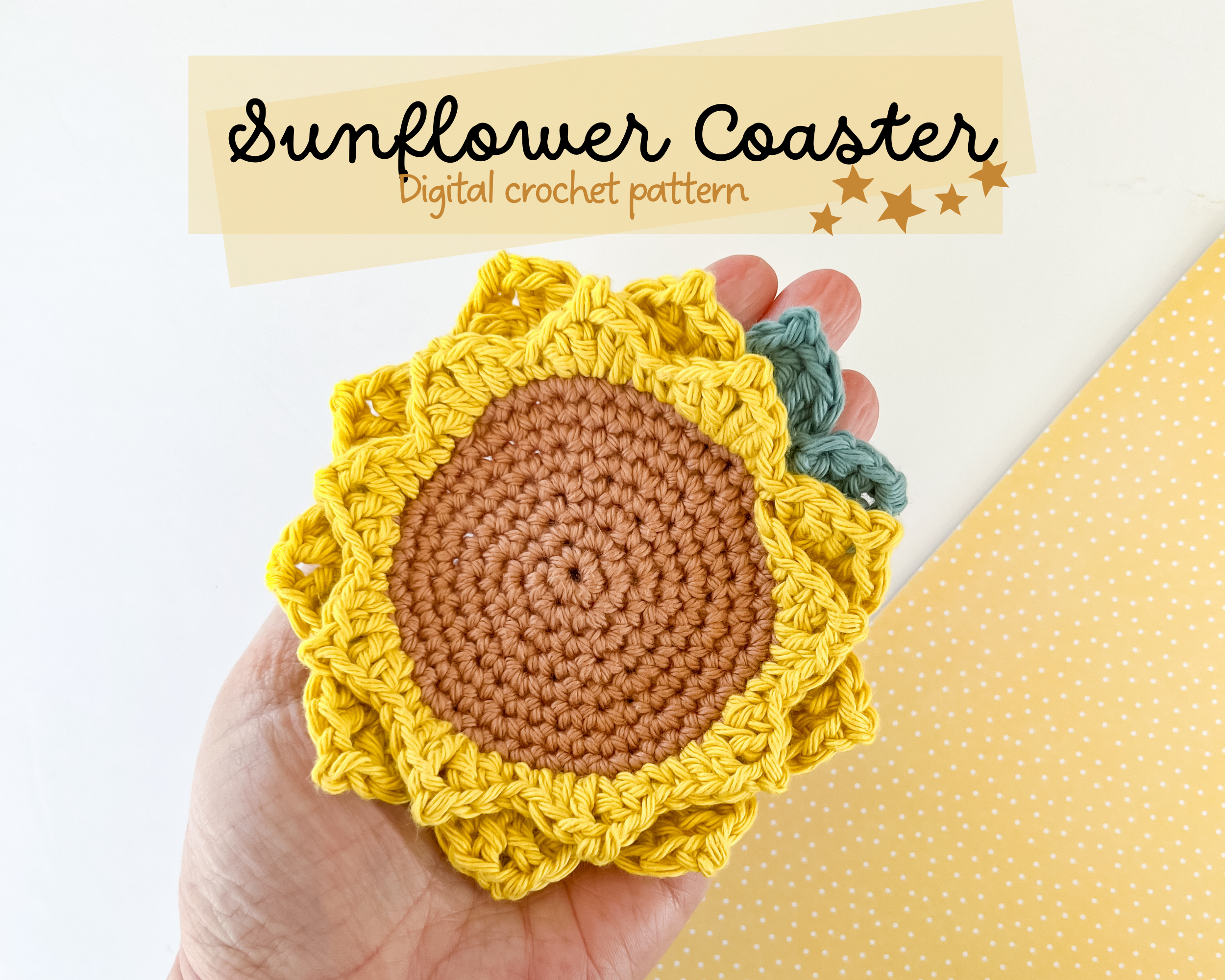 8. Etsy Listing Sunflower Coaster.png