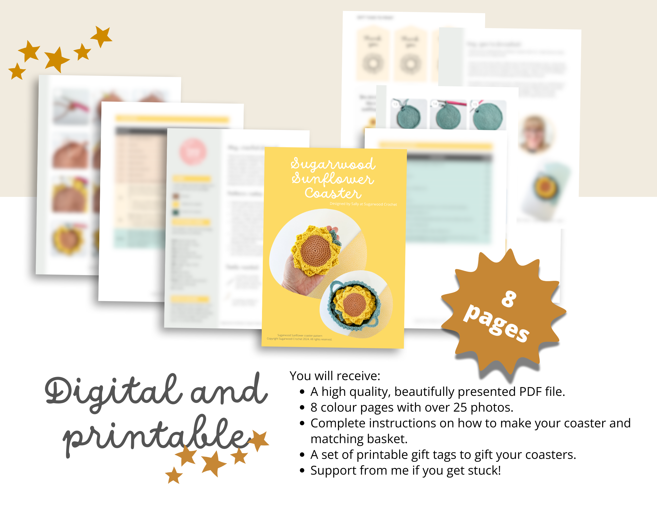 8. Etsy Listing Sunflower Coasterblur.png