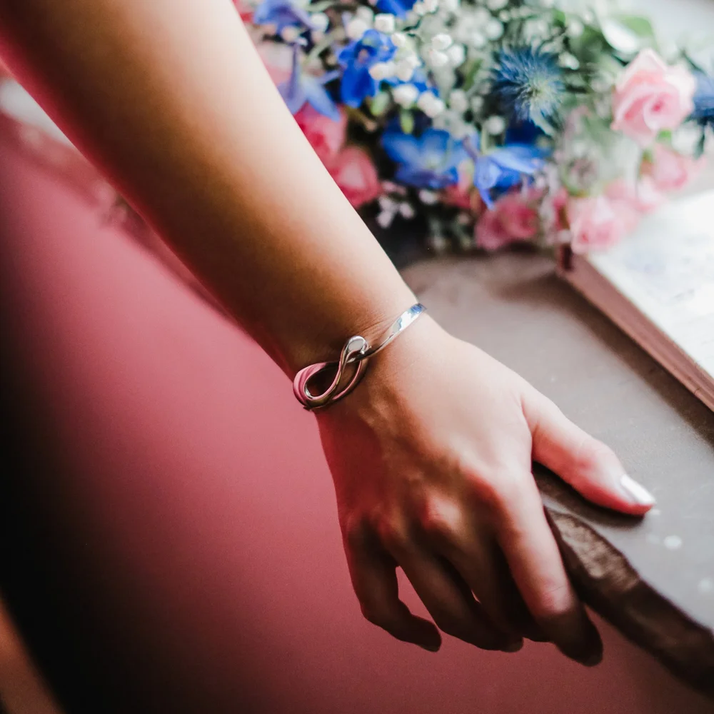 Simon Pure Silver Forget Me Knot Bangle Simon Pure