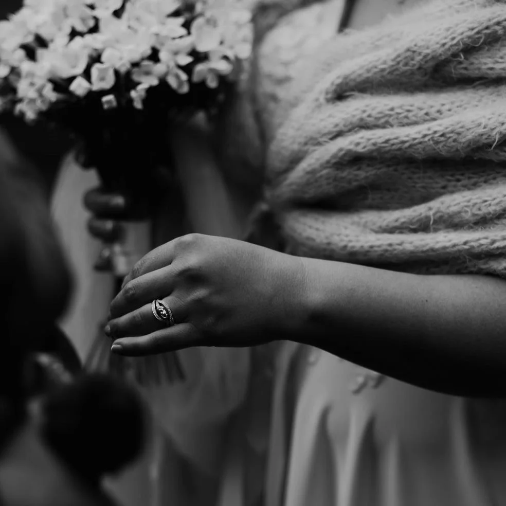 Huge Congratulations from all of the SP team to our very own Goldsmith who tied the knot this Halloween 🕸. A truly @smithbrook_kilns  celebration - the rings from us here at Simon Pure Jewels, flowers by the lovely @edgeoftheflorist and dress from @