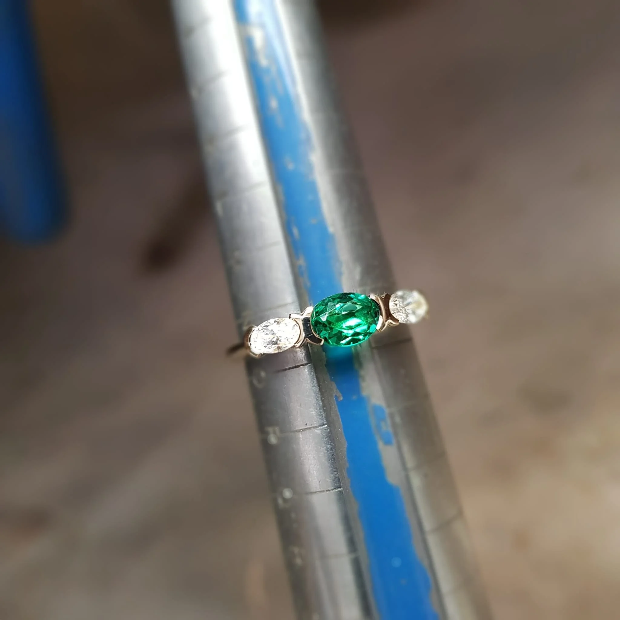 Three Stone Oval Pure Tsavorite 6.JPG