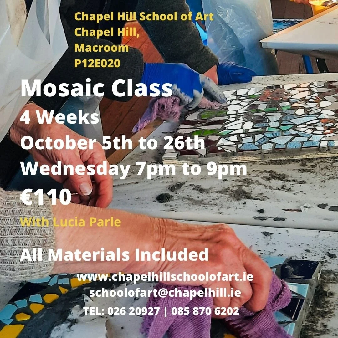 Mosaic Class  4 Weeks - October 5th