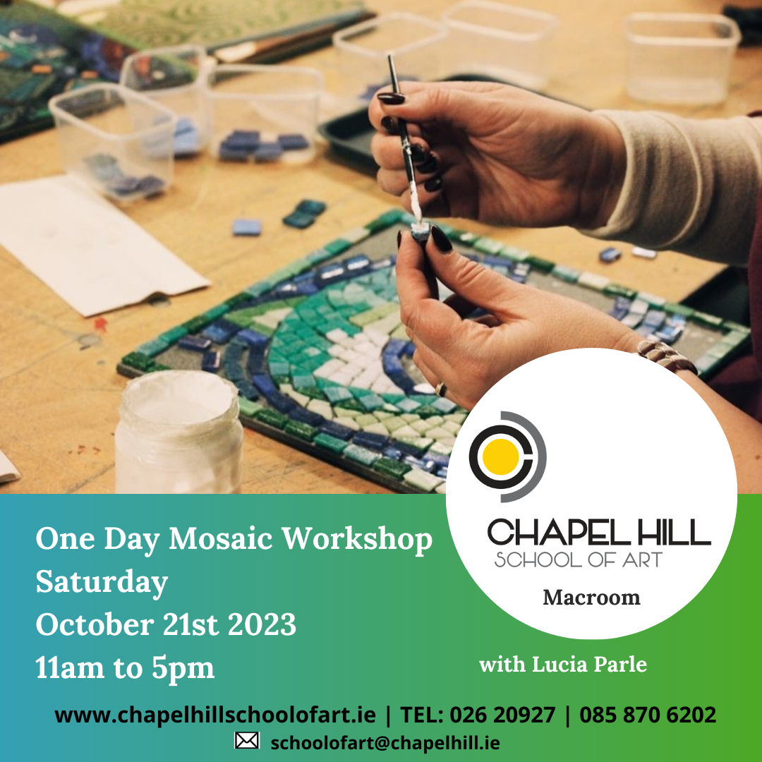 Mosaic Workshop - Saturday October 25th