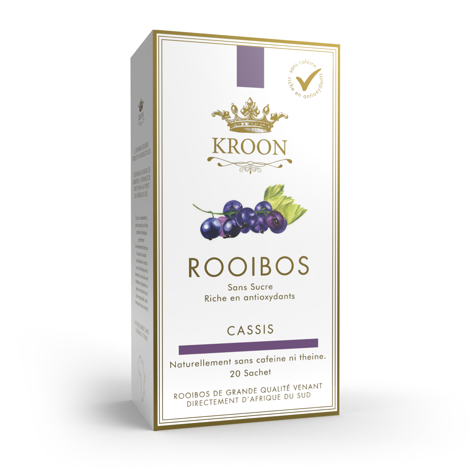 Boite Sachets Rooibos Cassis