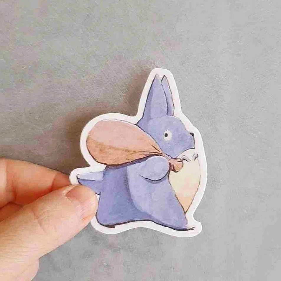 Sticker - Totoro Watercolor painting