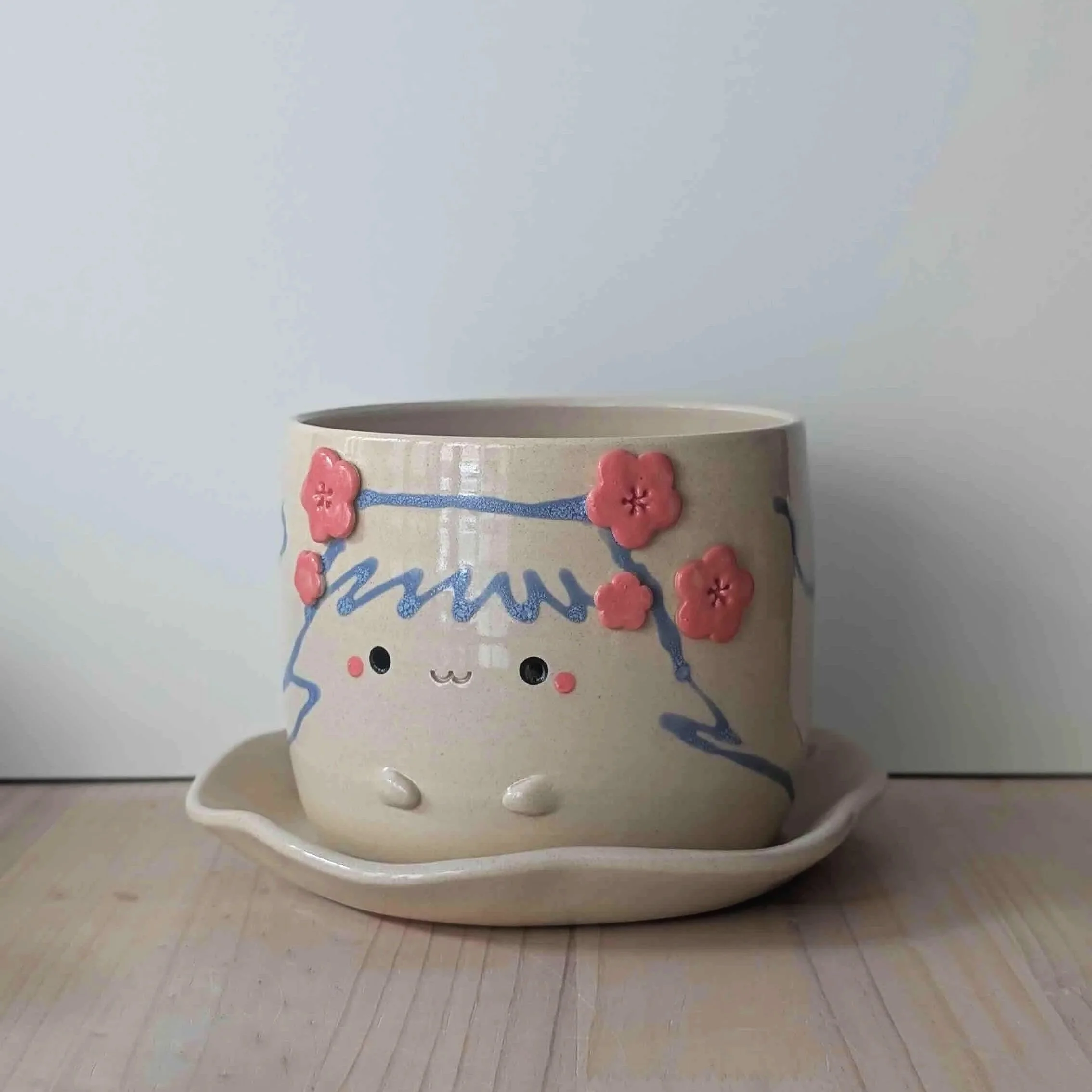 NEW ! Cache Pot Mont Fuji avec assiette - dispo le 19 juillet à 19h