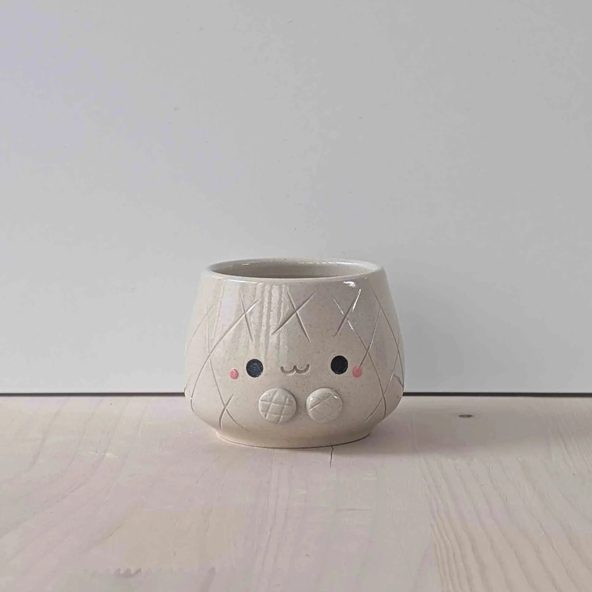 NEW ! Melon Pan happy face cup