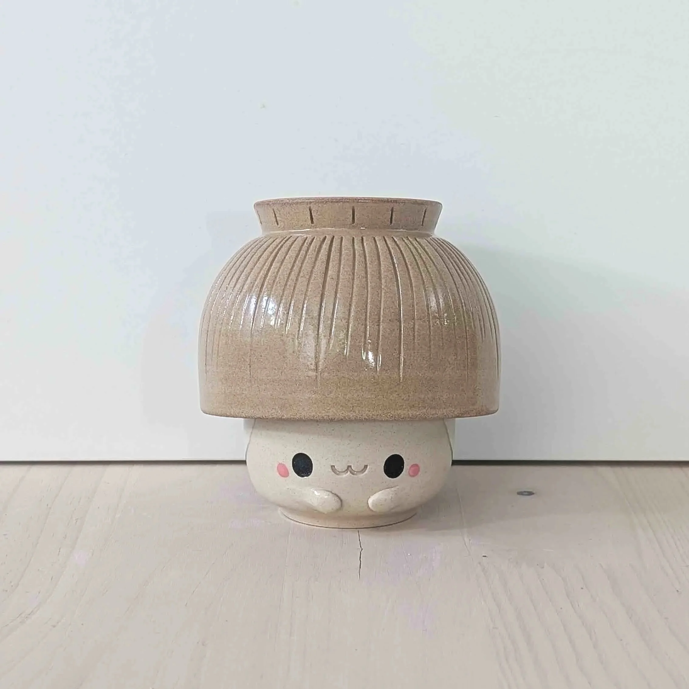 Duo Champi - Tasse et Bol maison Japonaise toit de chaume MIEL