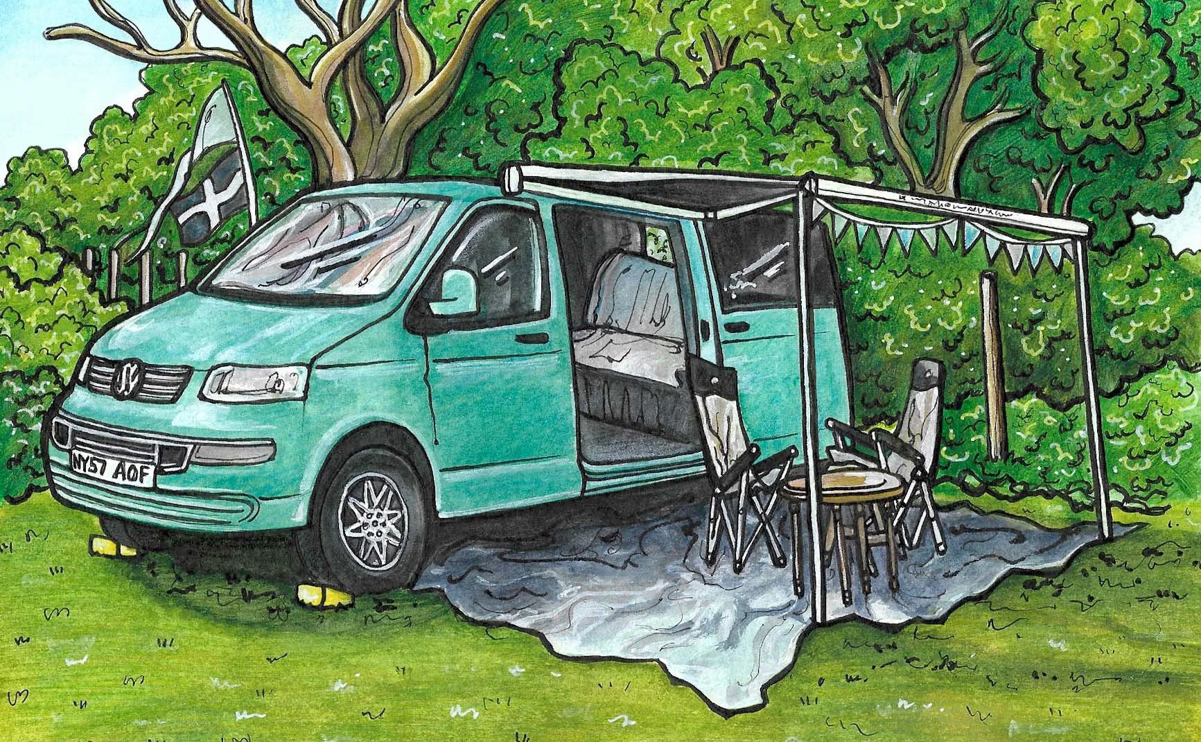 Green Camper