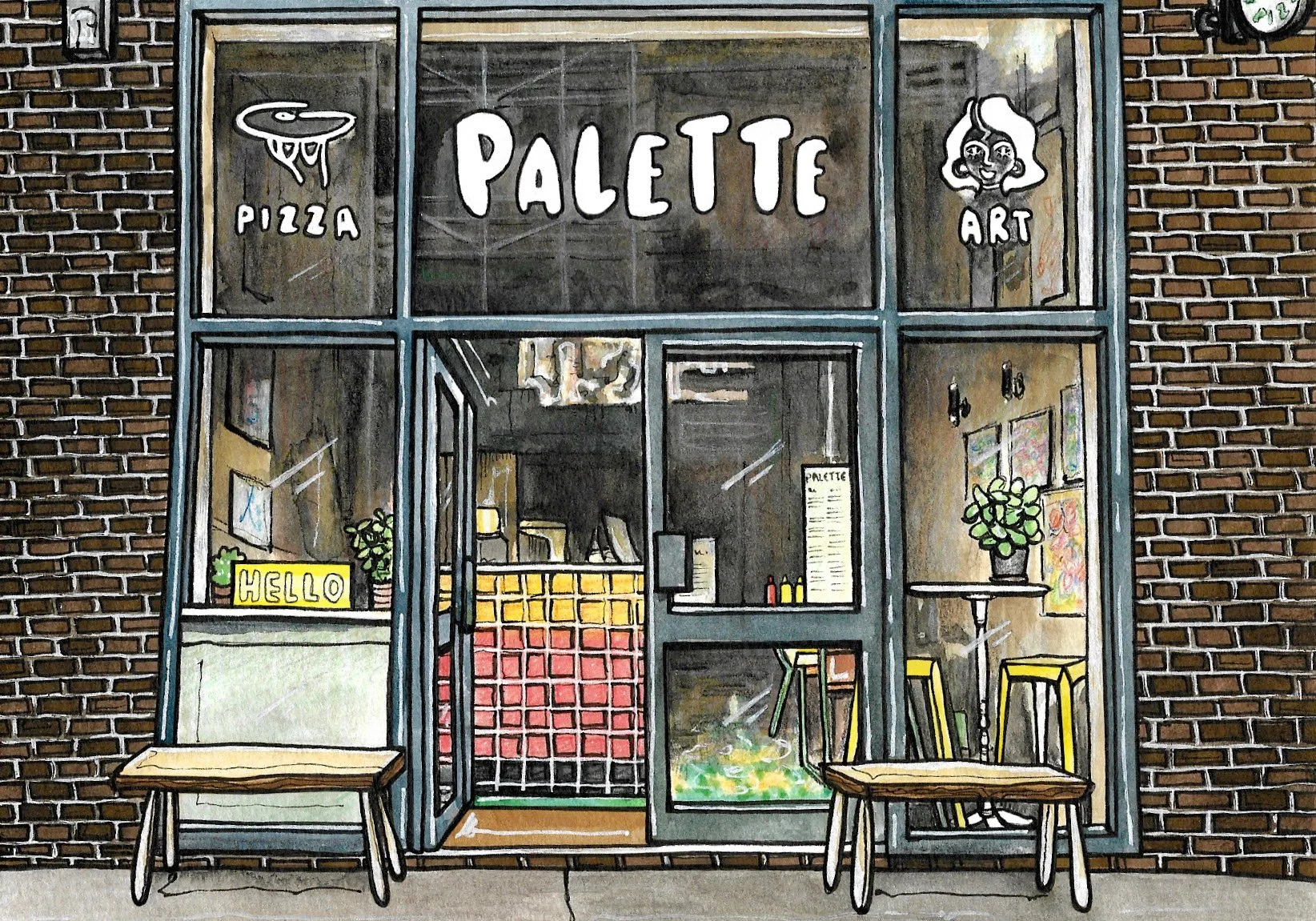 Palette Pizza, Tunbridge Wells, Kent