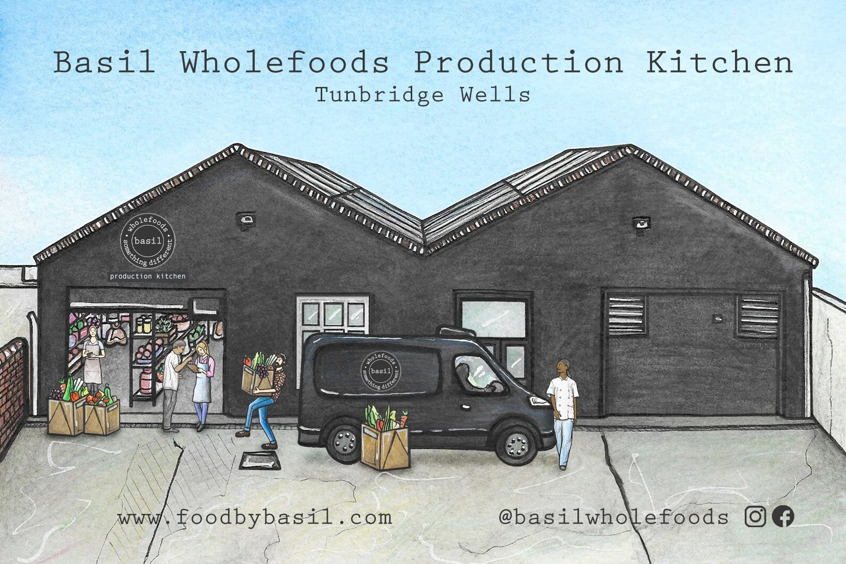 Basil Production Kitchen, Tunbridge Wells, Kent