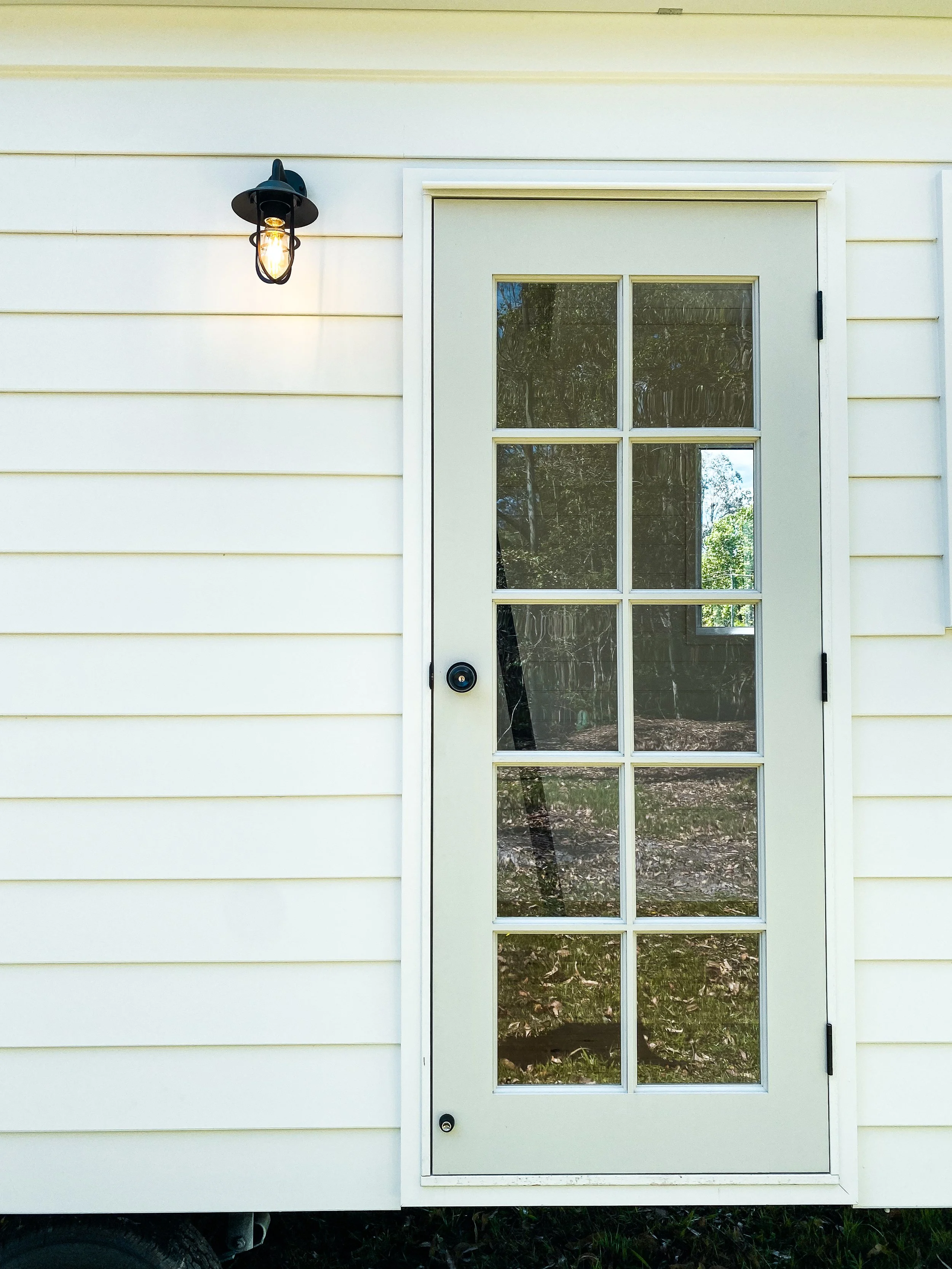 Tiny house side entry