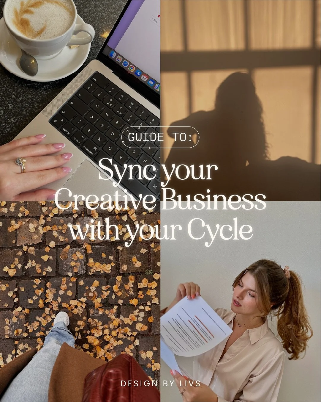 I&rsquo;ve touched on this briefly in my design journey post, and so many of you mentioned that cycle syncing has been a game changer for you in your biz life - so I felt like this guide needed it&rsquo;s own post as a reminder that not everything is
