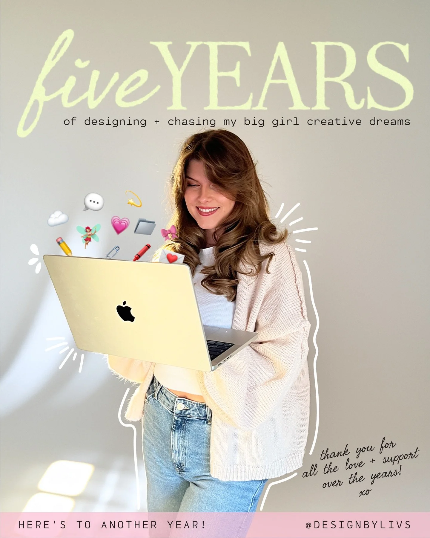 DBL turns 5 today 🎂
What started as a hobby in my living room turned into something so much bigger that shaped a completely new path for me career-wise. 
So grateful for my past self for showing up, even on the days when it felt like no one was watc