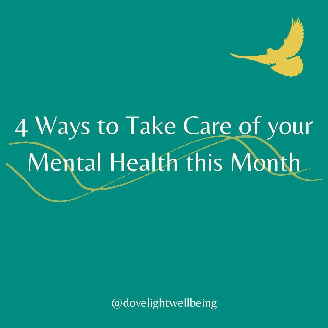 4 Ways to Take Care of your Mental Health this Month 

💚Spend more time in nature
💚Cook something nice
💚Connect with others
💚Get plenty of sleep

This week is Mental Health Awareness week and we want to encourage you to take a moment for yourself