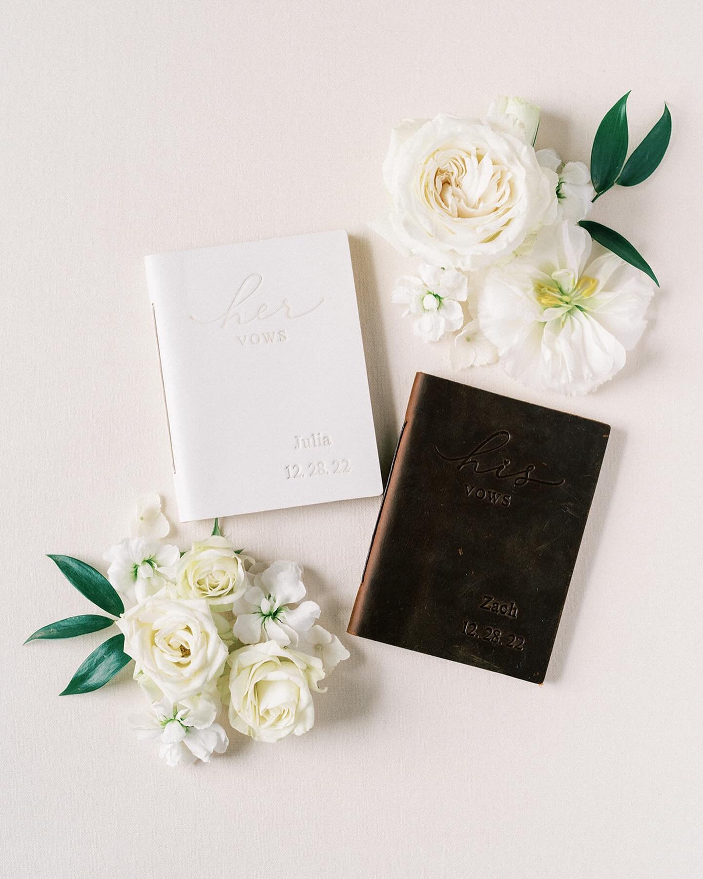 Let&rsquo;s talk vow books! 📖💍

Vow books are among one of my favorite details to photograph. They hold the essence of the wedding&mdash;the promises couples make to each other. It immortalizes their commitment in their own beautiful words, creatin