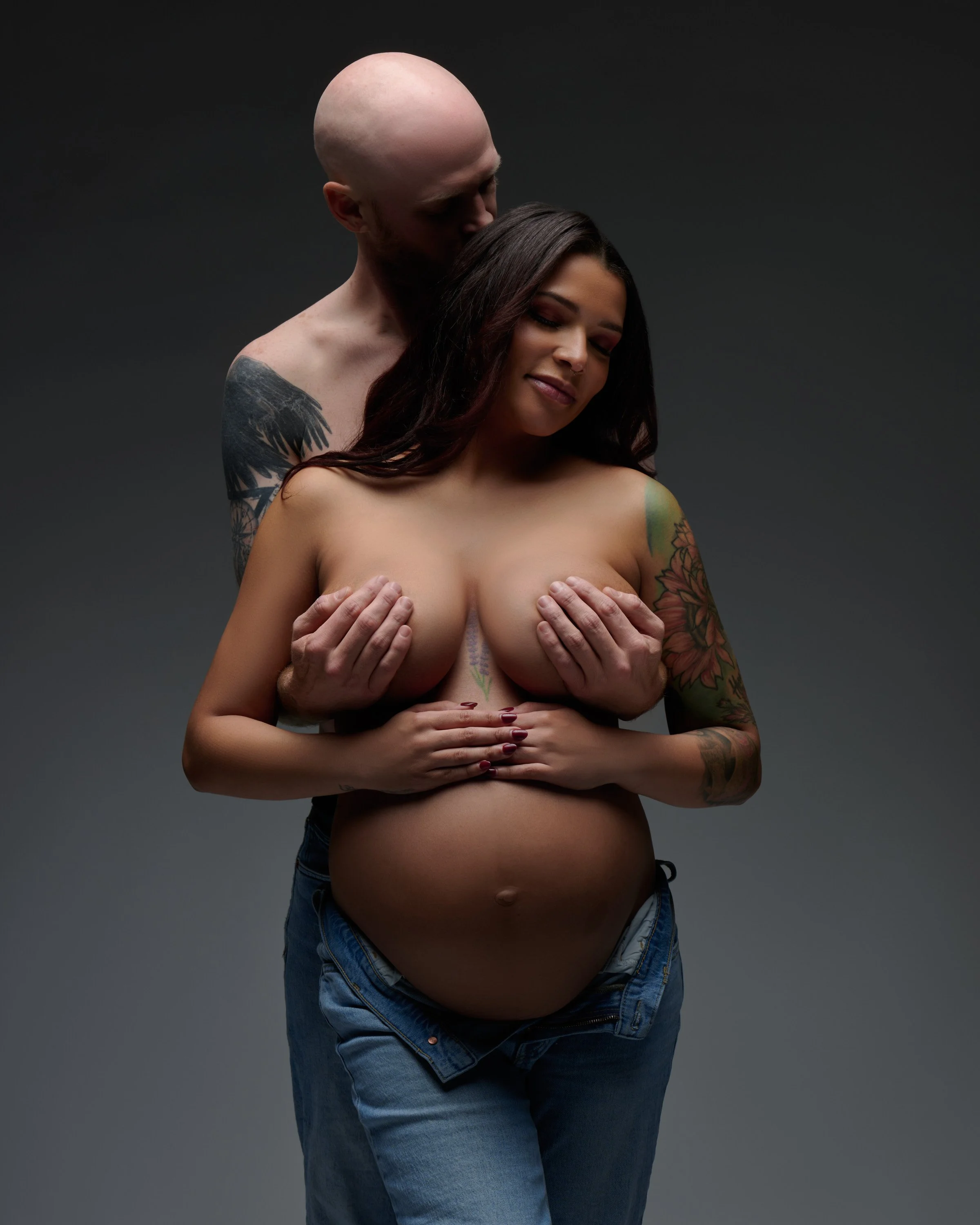 Second Pregnancy, First Priority: Lou’s Studio Maternity Session in Denver