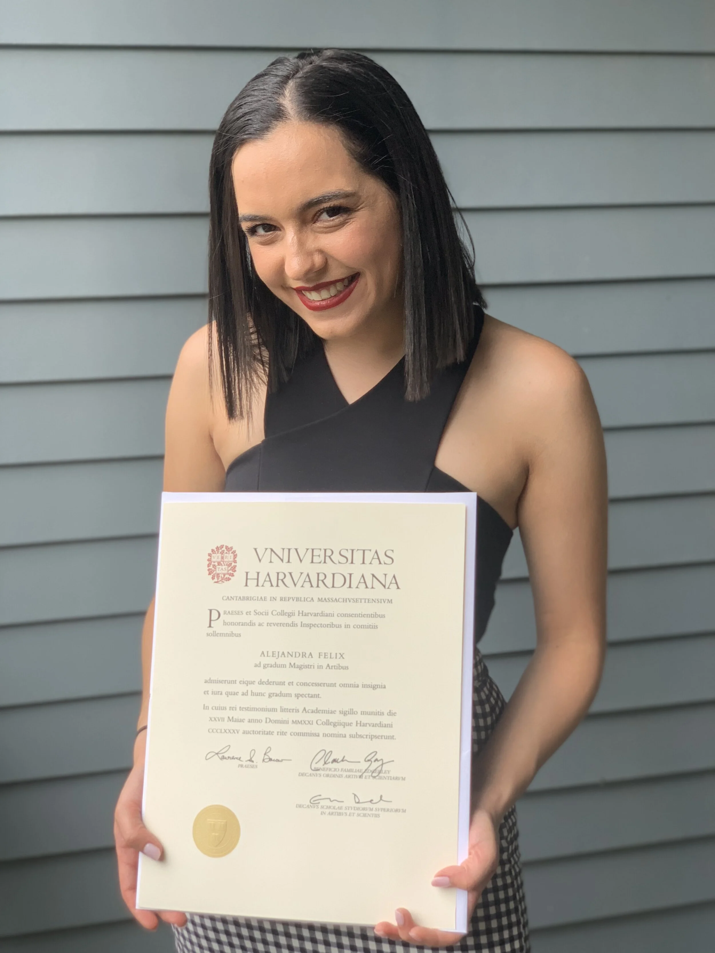 Just a 25 year old who scammed an elite institution into paying her for a master’s