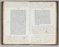 An open page from Samuel Taylor Coleridge's Sibylline Leaves, with printed verse on the left and dense handwritten annotations filling the right-hand page