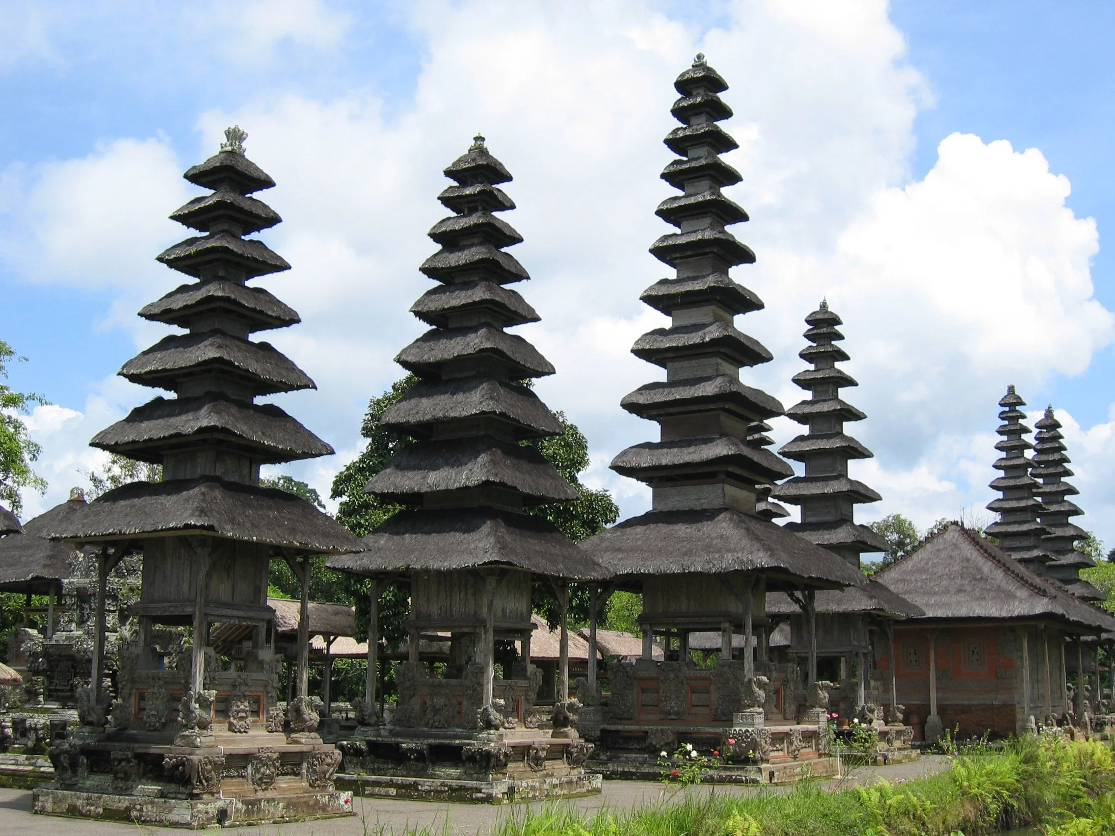 Pura Taman Ayun meru towers, Mengwi, Bali