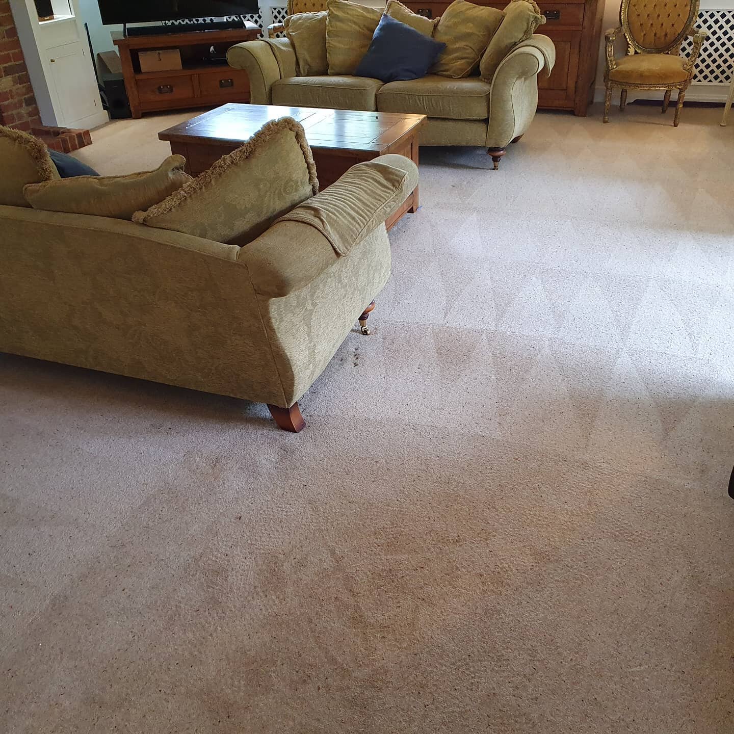 Carpet clean today in Fyfield, Essex.