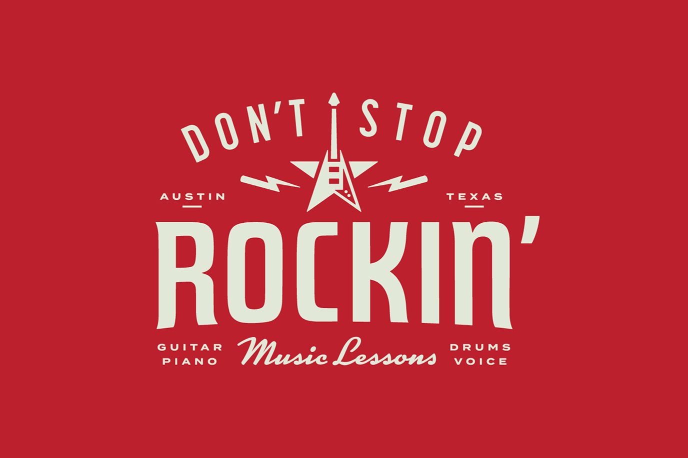 Don't Stop Rockin' Branding