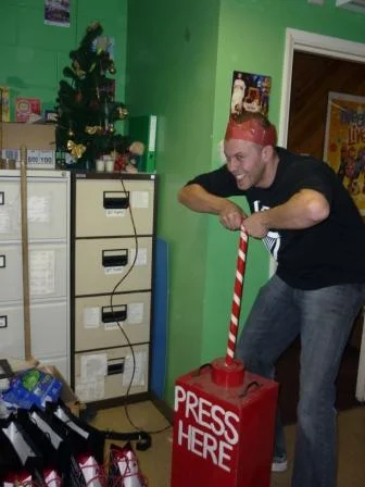 Christmas party day (and first day of rehearsals in Kilmarnock)