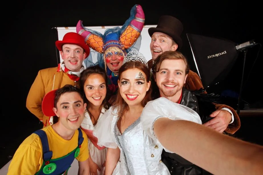 Fun at the Beauty and the Beast Porthcawl photo shoot