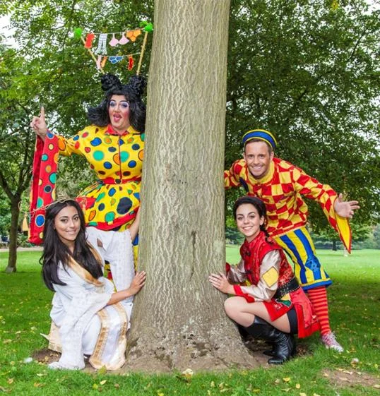 Fun at the Aladdin Kilmarnock Photoshoot