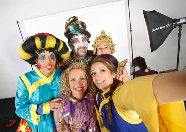Fun at the Aladdin Porthcawl Photoshoot