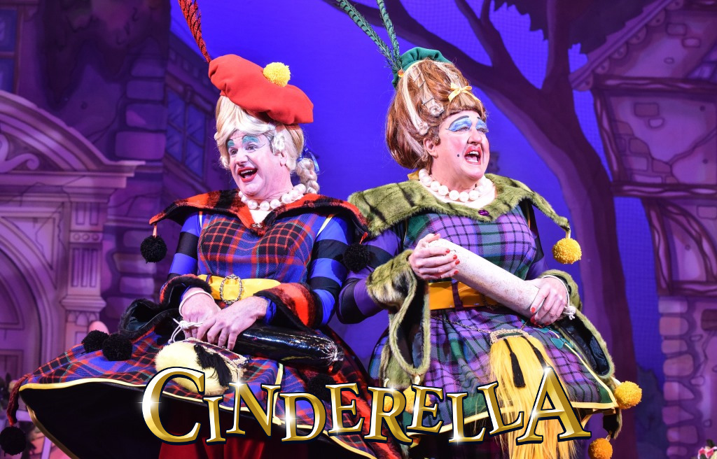 Greg Powrie and Iain Lauchlan as the Ugly Sisters in Cinderella at the Belgrade Theatre - Credit Robert Day.jpg