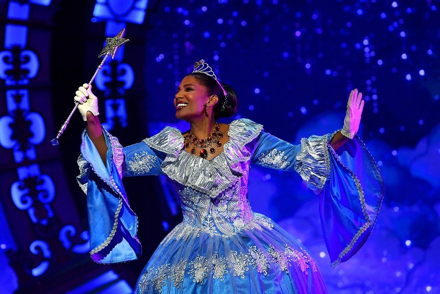 Denise Pearson as Fairy Godmother in Cinderella at Wolverhampton Grand Theatre - Photo by Tim Thursfield.JPG