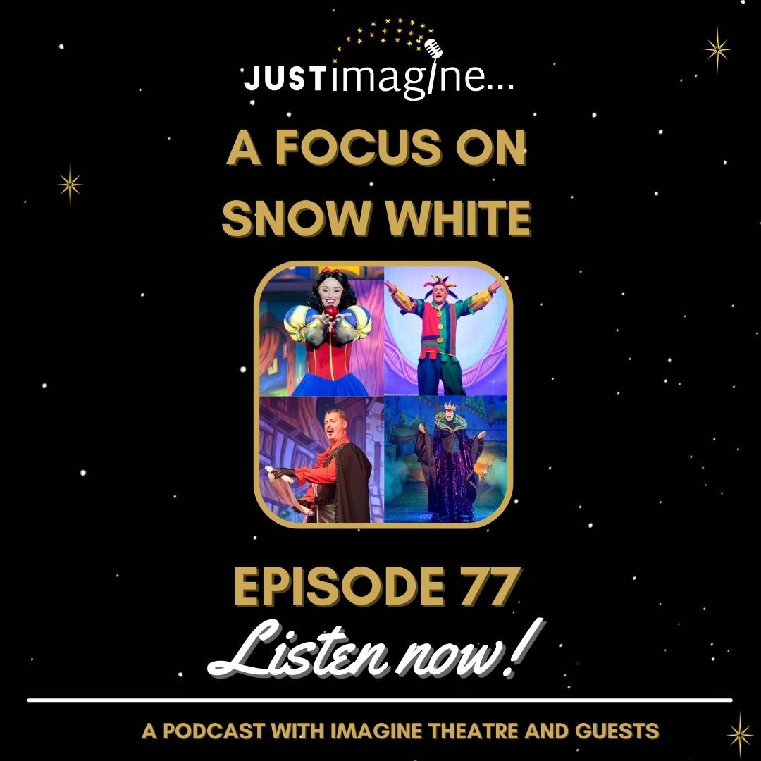 This week Eric Potts and Palace panto regular James McAnerney join Martin on the podcast to talk about Snow White.
Snow White was first written down by the Brothers Grimm in the early 1800s and it grew and developed from there to become the version o