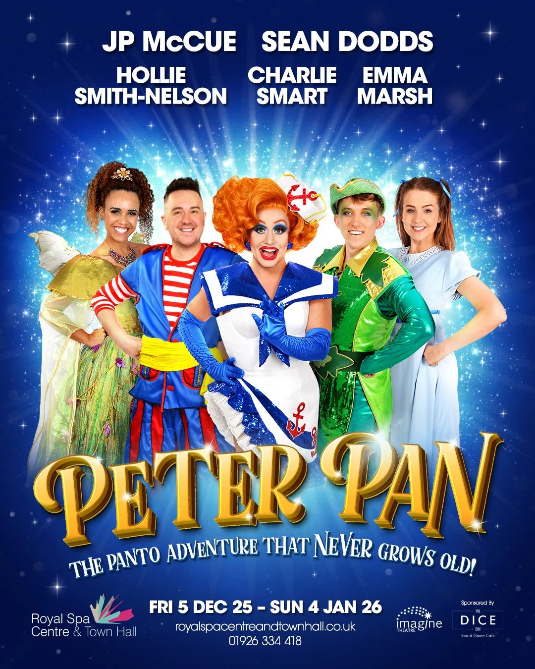 It&rsquo;s here! The final artwork for Peter Pan at the Royal Spa Centre has landed, and we can&rsquo;t wait to welcome you to Neverland this festive season.

#peterpan #panto #fairydust #leamingtonspa