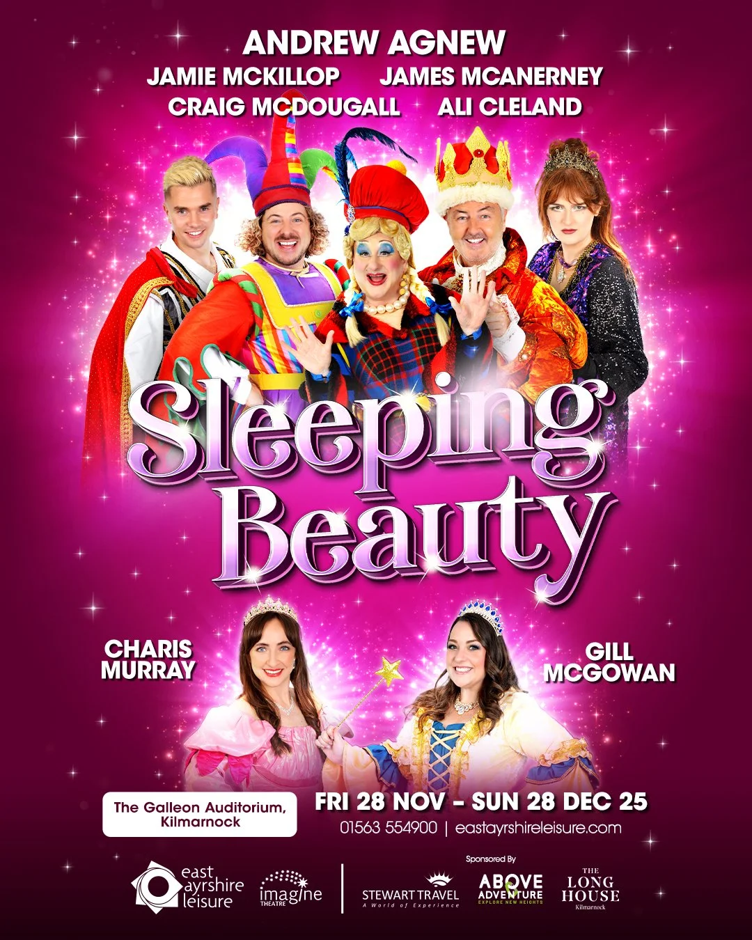 We are excited to reveal the final artwork for the spellbinding Sleeping Beauty at the purpose built Galleon Auditorium in Kilmarnock 👑✨

#SleepingBeauty #PantoSeason #KilmarnockTheatre #TheGalleon
