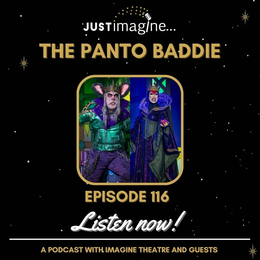 This week, Martin is joined by Divina De Campo and Andy Hockley to dive into one of the most deliciously wicked ingredients of any good pantomime – the panto baddie!
Together, they explore the fascinating history of the villain’s role &md